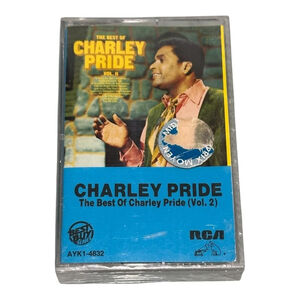 Vintage Charley Pride Cassette The Best Of Charley Pride Vol 2 1983 RCA Blue